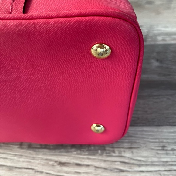 Coach Pink and Gold Shoulder Bag with Detachable Strap - Picture 8 of 13